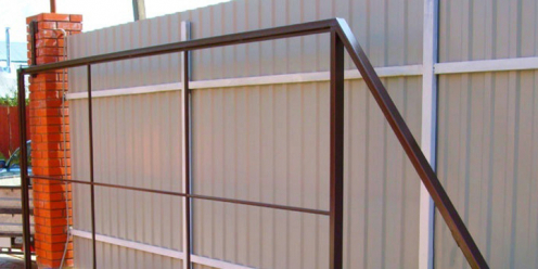 Комплект стандарт для откатных ворот с шиной 5 м + каркас 3600х2000 мм